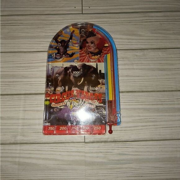 Circus Vargas Americas Big Top Giant Vintage Kids Mini Handheld Pinball Toy - Picture 5 of 8